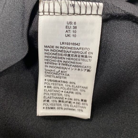 LARK & RO Black Crewneck Short Sleeve Dress Size 6 NWT - Picture 7 of 7